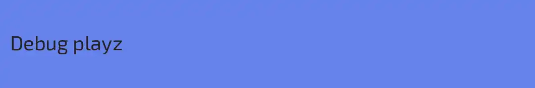 Debug playz
